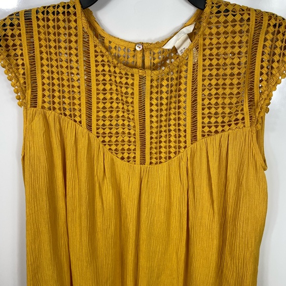 H&M Mustard Yellow Top - Size 6 - Picture 5 of 8